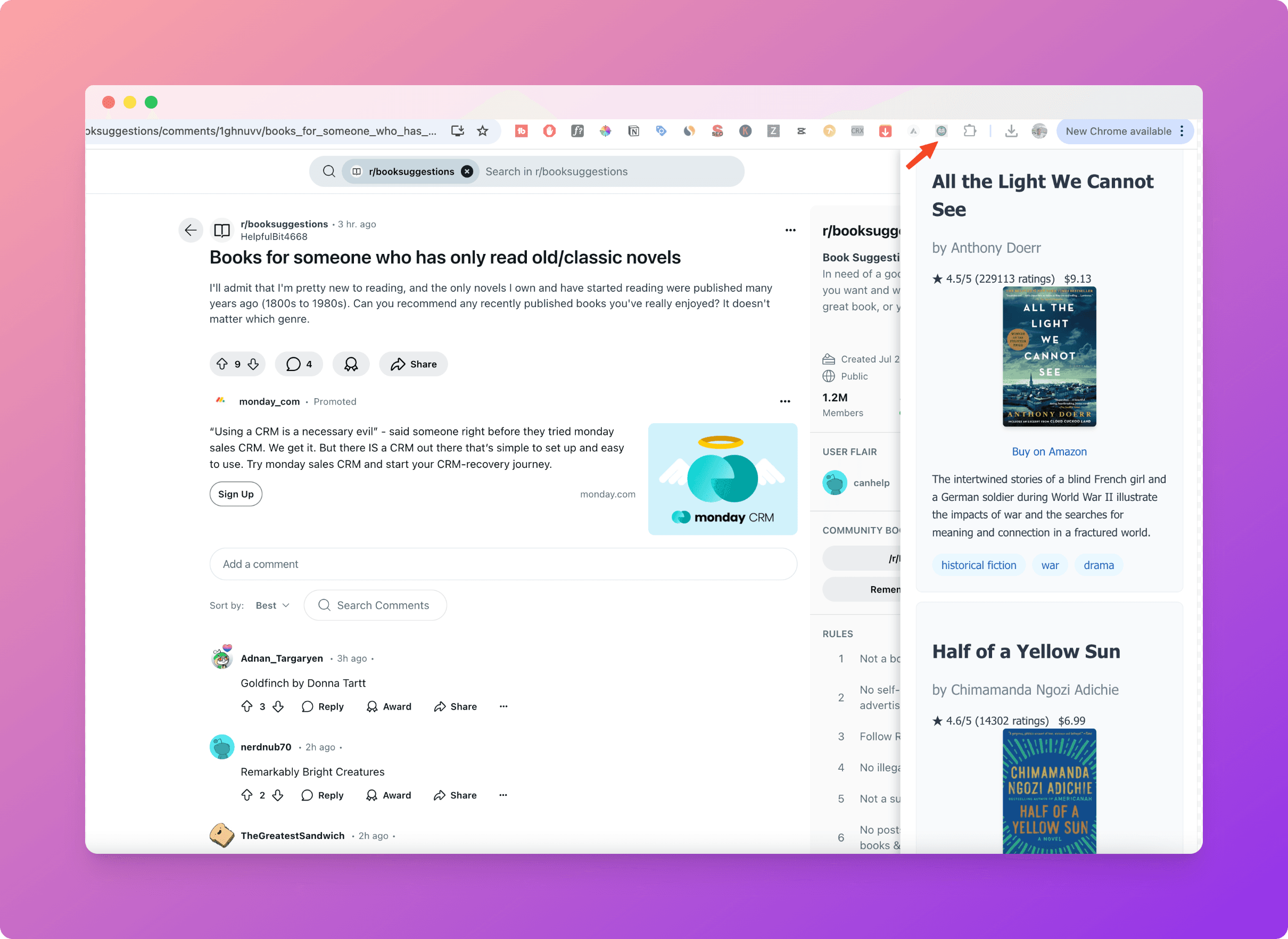 ReadRadar Screenshot
